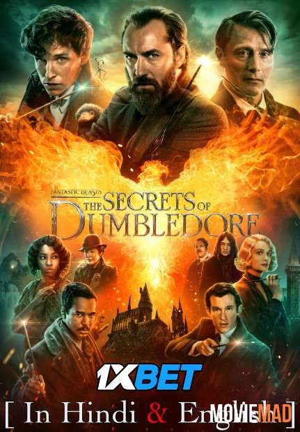 Fantastic Beasts: The Secrets of Dumbledore 2022 CAMRip V3 Dual Audio Hindi 1080p 720p [1XBET]